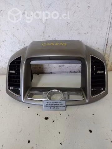 Moldura Radio C/Rejillas Ventil Chevrolet Captiva