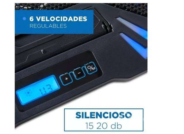 Base Cooler Enfriador Notebook 5 Ventiladores - Imagen 4