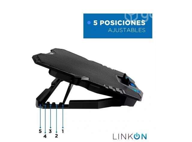 Base Cooler Enfriador Notebook 5 Ventiladores - Imagen 2