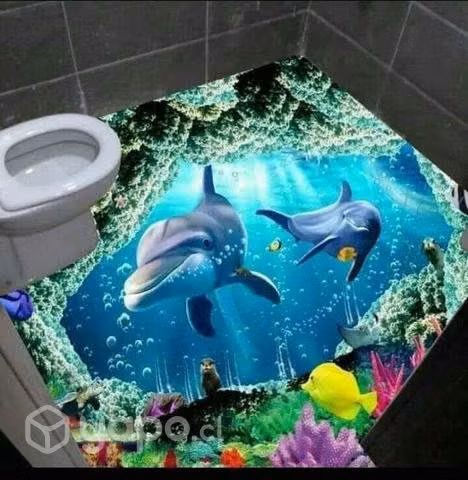 Pisos paredes escalera