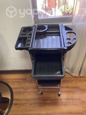 Carrito ayudante y mueble de barbería - Imagen 2