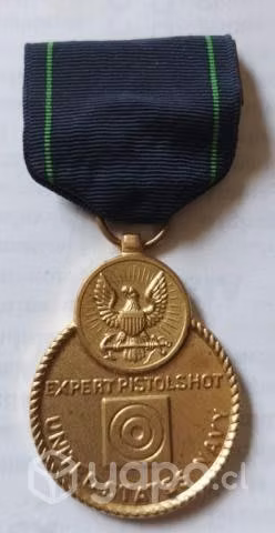 Medalla Experto tiro pistola