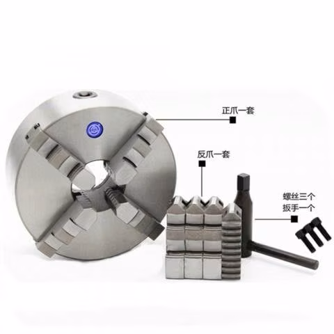 Plato torno 200mm 4 garra universal