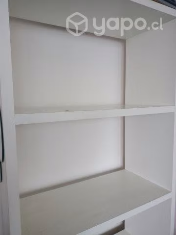 Repisa de melanina texturada blanca - Imagen 2