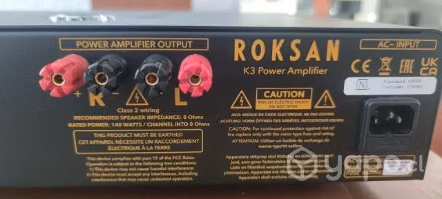 Amplificador de potencia Roksan K3