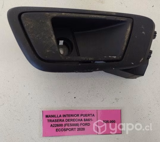 Manilla Interior Puerta Tras Der Ford Ecosport