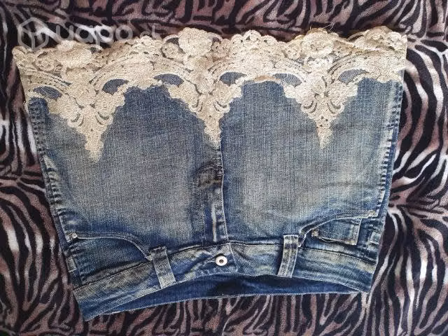 Falda floreado, forever21, talla small