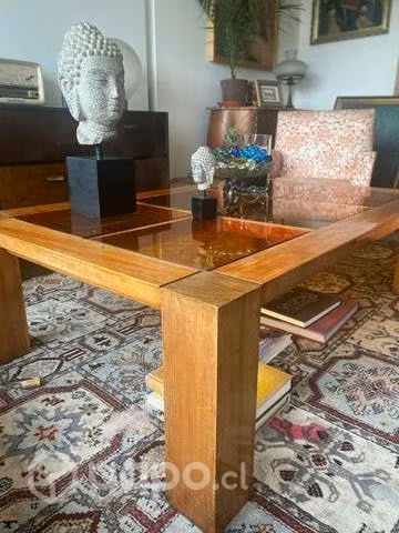 Mesa centro madera sólida