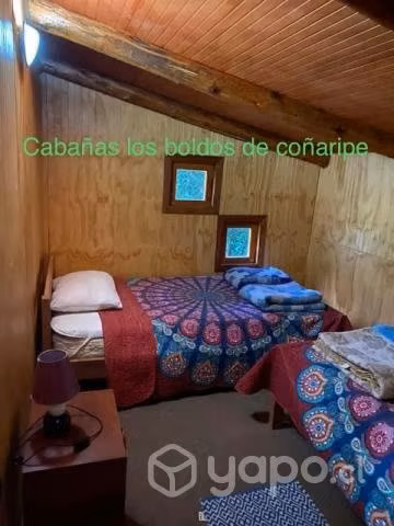 Cabañas con tinajas en coñaripe