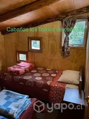 Cabañas con tinajas en coñaripe