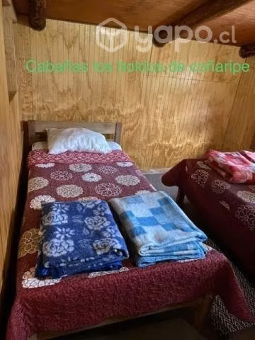 Cabañas con tinajas en coñaripe