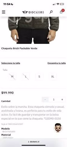 Chaqueta dockers hombre - Imagen 3