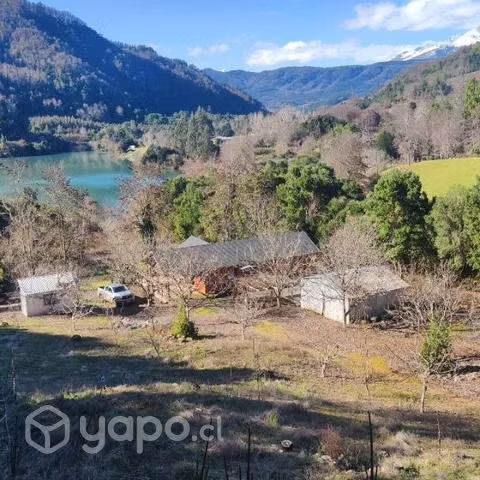 casa vista al lago huequecura santa barbara