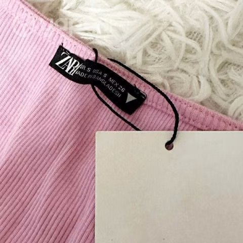 Polera Zara rosada S