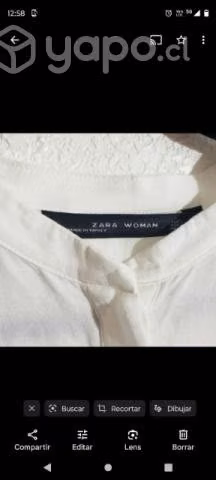 Blusa Zara Lino - Imagen 2