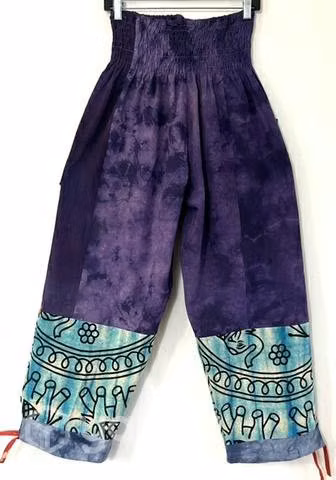 Pantalón Hindú Con Bolsillo L/xl Violeta Y Otros