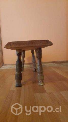 Banqueta rustica de madera - Imagen 4