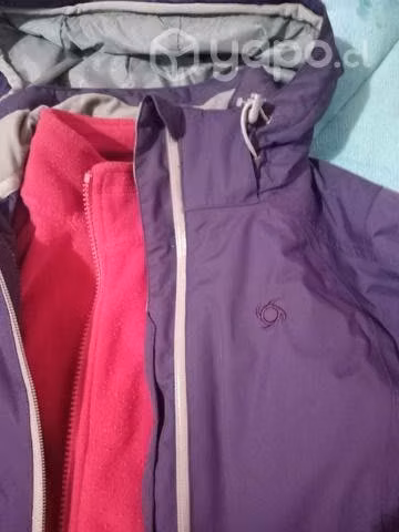 Chaqueta 3en 1 Impermeable térmica y transpirable