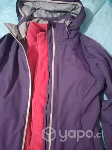 Chaqueta 3en 1 Impermeable térmica y transpirable
