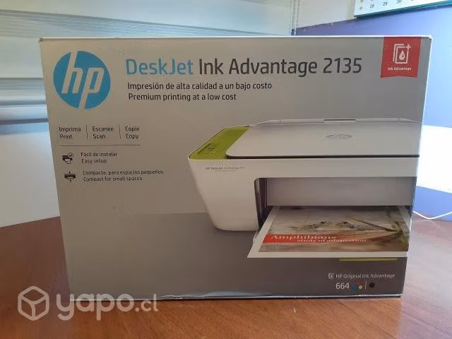 Impresora NUEVA HP Deskjet Ink Advantage 2135
