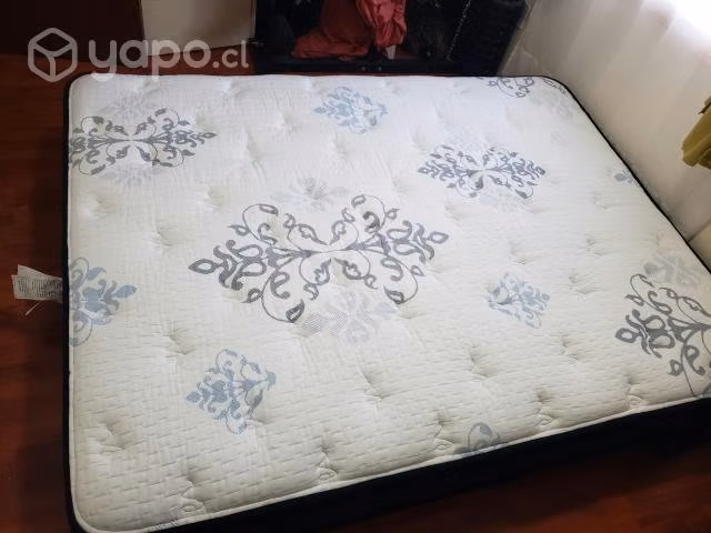 Colchon hibrido y Almohada Gel