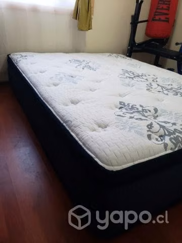Colchon hibrido y Almohada Gel