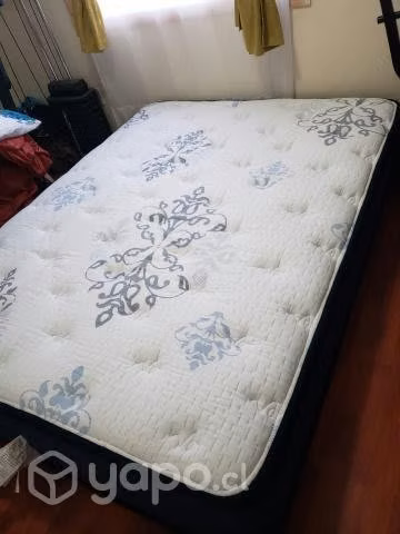 Colchon hibrido y Almohada Gel