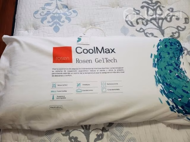 Colchon hibrido y Almohada Gel