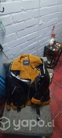 Chaqueta foster charol con chiporro talla XS - Imagen 4