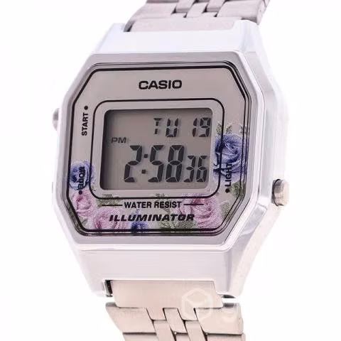 Reloj Casio Vintage La-680wa-4c Modelo Floreal - Imagen 4