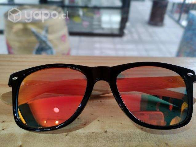 Lentes Bambú espejados NUEVOS - Imagen 2