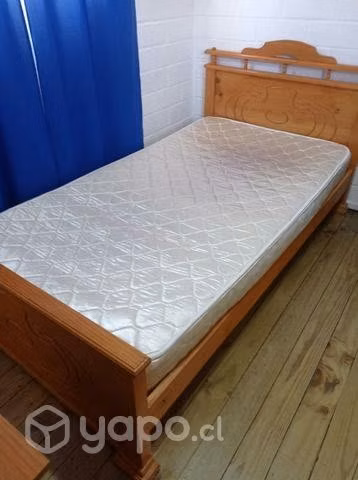 Cama de plaza y media