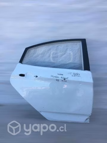 Puerta trasera rh hyundai accent sedan 2011-2020