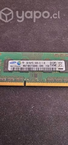 Ram de 2 gb de capacidad