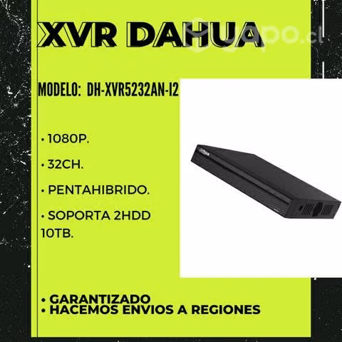 Xvr dahua modelo: dh-xvr5232an-i2