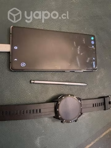 Samsung note 20 y reloj huawei Watch gt2