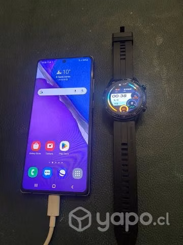 Samsung note 20 y reloj huawei Watch gt2