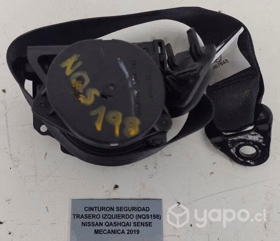 Cinturon Seguridad Tras Izq Nissan Qashqai 2019