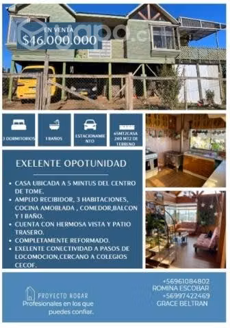 Terreno con hermosa casa