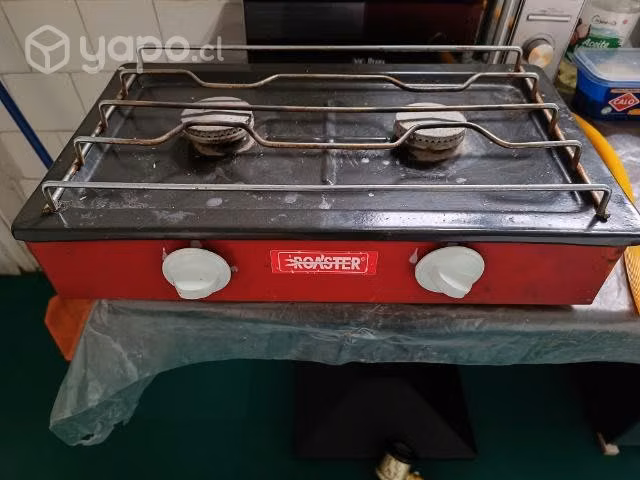 Cocina tope 2 hornillas con regulador