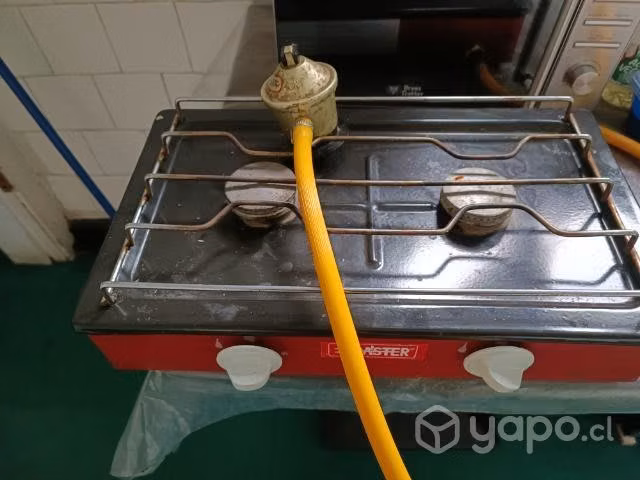 Cocina tope 2 hornillas con regulador