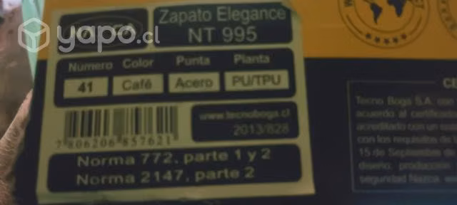 Zapato de seguridad