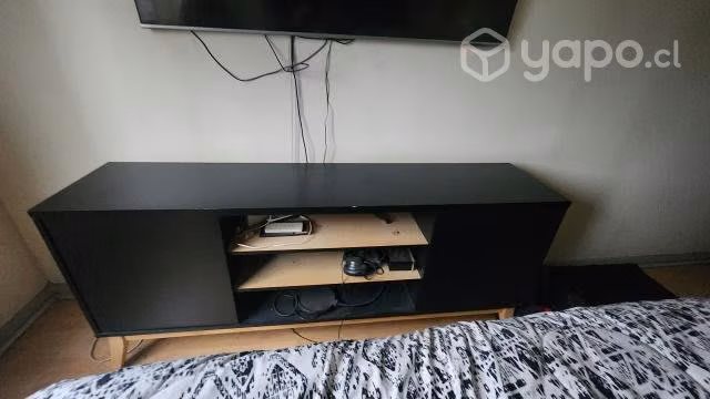 Mueble TV Negro Hasta 60"