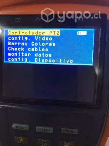 Monitor Tester CCTV 3,5 C/Salida 12Vdc Naranjo ATC