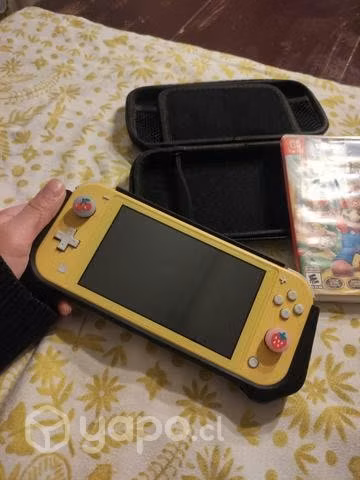 Nintendo Switch Lite con juego y accesorios