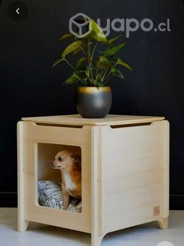 Casa adorable para tus mascotas de madera