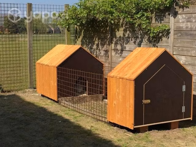 Casa adorable para tus mascotas de madera