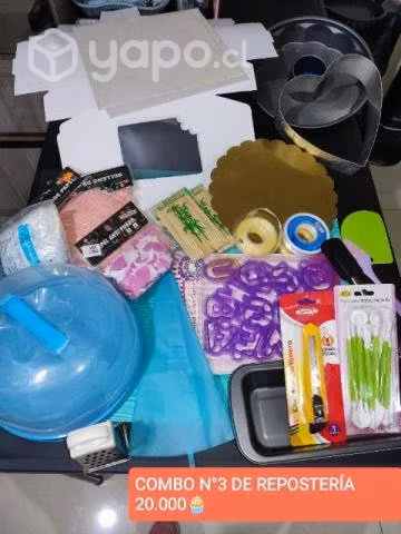 Combo de materiales de repostería
