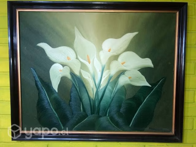 Cuadro decorativo de calas 99x80