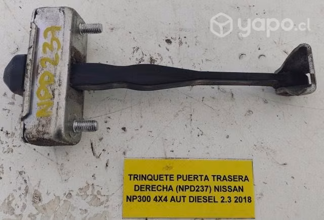 Trinquete Puerta Trasera Derecha Nissan NP300